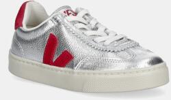Veja gyerek bőr tornacipő Small Volley - ezüst 29