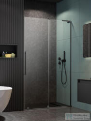 Radaway Furo SL DWJ 100J jobbos zuhanyajtó, szálcsiszolt fegyvermetál 10307522-92-01R+10110480-01-01 (10307522-92-01R_10110480-01-01)