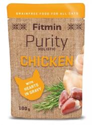 Fitmin Purity Csirke szíves zacskó macskáknak 100 g (332384005)
