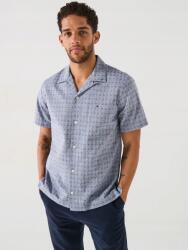 Tommy Hilfiger Ing Regular Fit MW0MW38564, Size M, kék, 86% pamut, 14% lenvászon