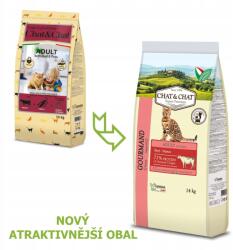 Chat&Chat Expert Adult Gourmand marhahúsos eledel 14 kg (8001541006973)