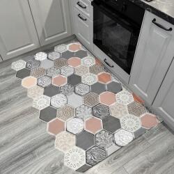  Futószőnyeg konyhába színes 60x90 Konyhai szőnyeg vízálló csúszásgátló (160005)