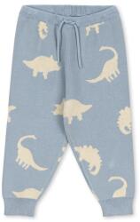 Konges Sløjd gyerek pamut nadrág LAPIS KNIT PANTS GOTS - szürke 122-128
