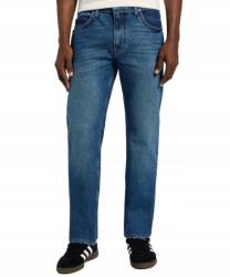 Lee Rider Slim Straight Farmernadrág, W36 L32, farmer, cipzáros, közepes derék, kék (112355794)