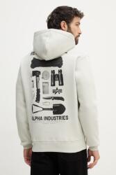 Alpha Industries felső Return To Base Hoodie - bézs XL