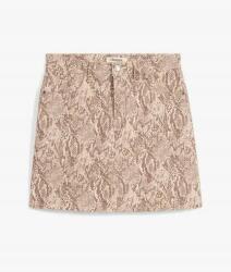 Bonprix B. p. c Pamut Mini Szoknya Egyszerű Állatmintás CIPZÁRRAL__36