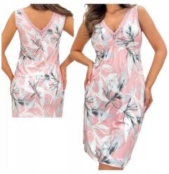 Donna Evita viszkóz hálóing, Size XL, rózsaszín, csipke