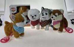 Adar Interaktív Plüss Kutya Elemmel Működő Sétáló Kutya Játék Különböző Fajták (647657 at23)