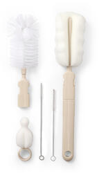 BabyOno Kefe készlet cumisüvegekhez és cumikhoz - bézs