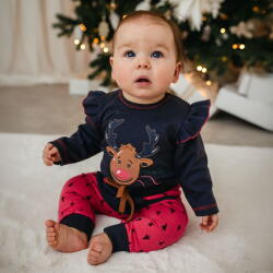 Eevi Baba szett Hi Reindeer rózsaszín - 68