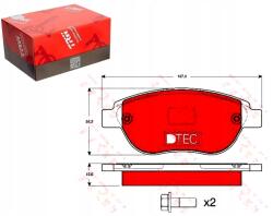 TRW Fékbetétek Dte Trw GDB1464DTE