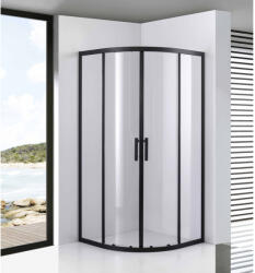 Water Fun Avignon || 6mm Black íves zuhanykabin 70*70 190cm (ZBM-719)