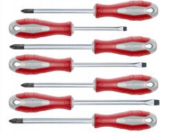 Fortum 7 darabos csavarhúzókészlet, 3x(-), 2x(PH), 2x(PZ), S2 (246512)