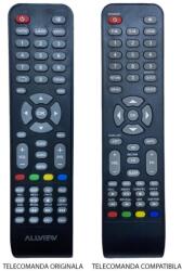 CLASS Telecomanda inlocuitoare compatibila TV Allview 32ATC6500H IR 1282 (232-1) (32ATC6500H)