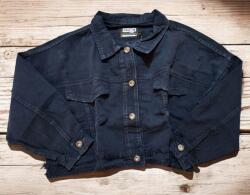  Kiárusítás Lány farmer dzseki rövid felvarrós lufi 140-es méret