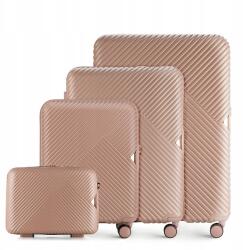 WITTCHEN 56-3P-84K-77 polikarbonát Pc bőrönd szett kozmetikai táskával (56-3P-84K-77)