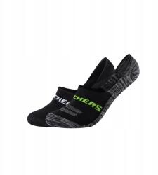 Skechers Mesh Ventilation Footies 2 pár zokni fekete színben, 35-38-as méret (SK44008-9997)
