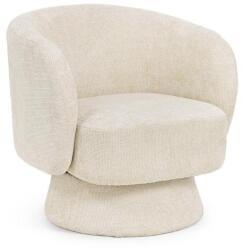 Bizzotto JULIENNE törtfehér szövet fotel