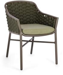 Bizzotto Homemotion EVERLY barna alumínium szék