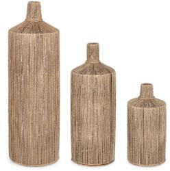 Bizzotto PHETRA taupe természetes váza