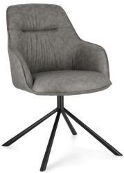 Bizzotto GRANT szürke ökobőr szék