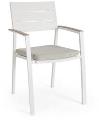 Bizzotto ZELMAR fehér alumínium szék