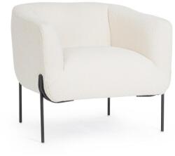 Bizzotto CLAUDINE fehér buklé fotel