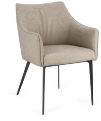 Bizzotto Homemotion RUSSELL szürke műbőr szék