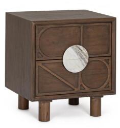 Bizzotto Homemotion HEMMING barna akácfa éjjeliszekrény