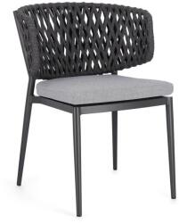 Bizzotto Homemotion NOELIA szürke alumínium szék