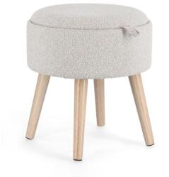 Bizzotto ZOYA törtfehér buklé puff - dodo - 91 790 Ft