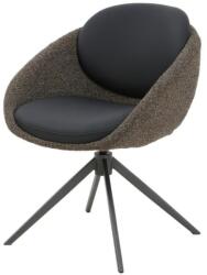 Bizzotto AVERIK szürke műbőr fotel