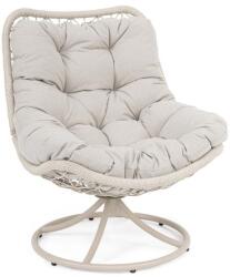 Bizzotto AZORES fehér acél kerti fotel