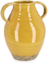 Bizzotto DARUMA sárga terracotta váza