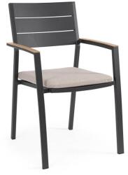 Bizzotto ZELMAR szürke alumínium szék