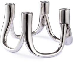 Bizzotto MYTHRI ezüst fém gyertyatartó