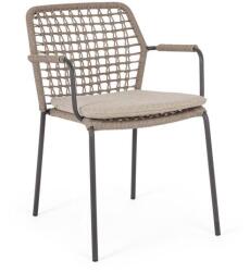 Bizzotto Homemotion CANAR szürke acél kerti szék - dodo - 357 900 Ft