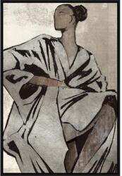 Bizzotto TALENT szürke vászon festmény