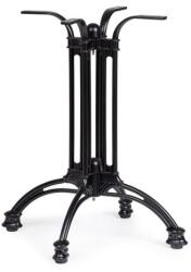 Bizzotto TICHE fekete alumínium kerti étkezőasztal láb