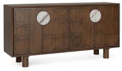 Bizzotto Homemotion HEMMING barna akácfa tálalószekrény