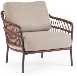 Bizzotto TALAIA terrakotta acél kerti fotel