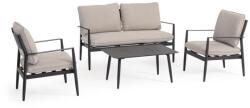 Bizzotto NEBULA szürke alumínium kerti garnitúra