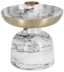 Bizzotto MARSHA ezüst fém gyertyatartó