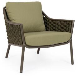 Bizzotto EVERLY barna alumínium fotel