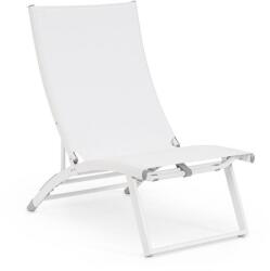 Bizzotto TAYLOR fehér alumínium napozóágy