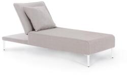 Bizzotto VIPER ezüst alumínium napozóágy - dodo - 953 900 Ft