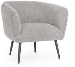 Bizzotto AVRIL szürke buklé fotel