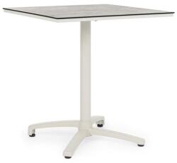 Bizzotto CLARET fehér alumínium étkezőasztal