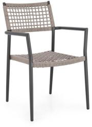 Bizzotto CALETA szürke alumínium szék