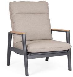 Bizzotto MIGUEL ezüst tikfa fotel